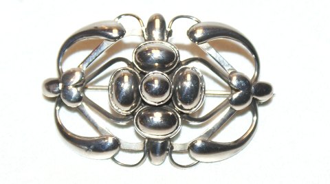 Georg Jensen Brooch with Silver Stone # 161