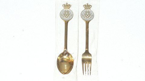 Commemorative Spoon and Fork A. Michelsen, Silver 1967
FORK SOLD