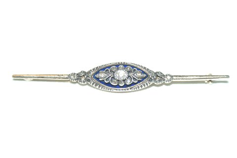 Brooch with diamonds, 14 carats