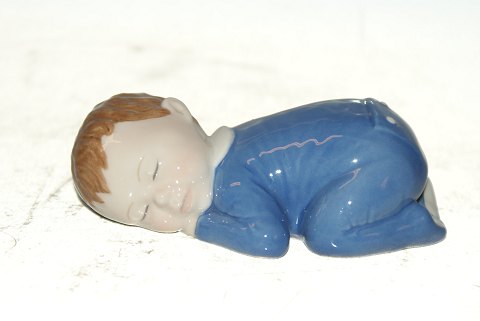 Royal Copenhagen figurine, Sleeping baby (boy)