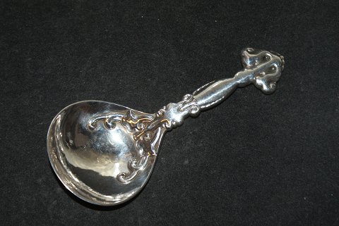 Sugar spoon Art Nouveau, Silver