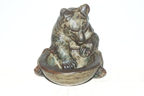 Royal stoneware figure of bear with tub
Sold