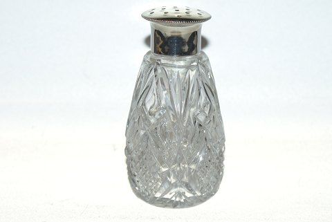 Sugar shaker crystal with silver crew 1942