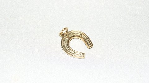 Elegant pendant / charms HesteSko in 14 carat gold
