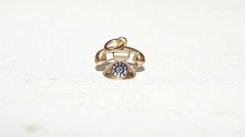 Elegant pendant / charms Phone in 14 carat gold