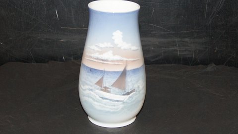 Bing & Grondahl B&G Vase with fishing cutter