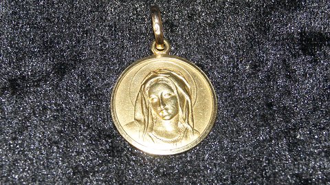 Elegant Pendant Virgin Mary 18 Carat Gold