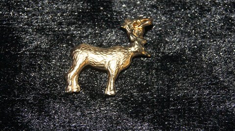 Elegant Pendant (#Kronhjort) 14 carat Gold