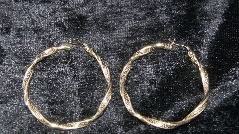 Elegant Earrings in 14 Carat Gold