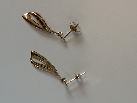Earrings in 14 carat gold
Stamped 585