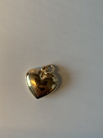 Hjertevedhæng 14 karat Guld
Stemplet 585
Højde 16,44 mm ca