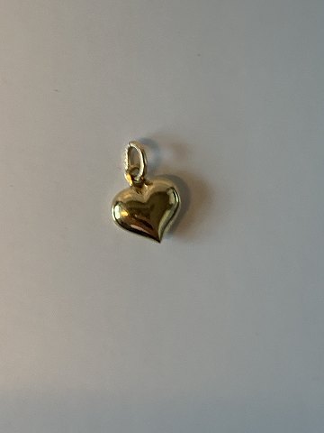 Heart pendant 14 carat Gold
Stamped 585
Height 13.04 mm
