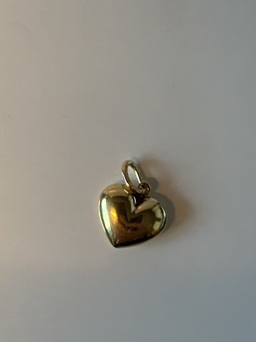 Heart pendant 14 carat Gold
Stamped 585
Height 14.42 mm
