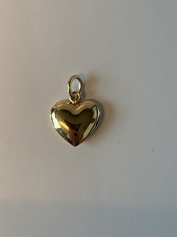 Heart pendant 14 carat Gold
Stamped 585
Height 18.29 mm