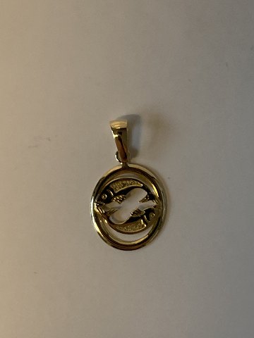 Fish Pendant 14 carat Gold
Stamped 585
Height 23.96 mm