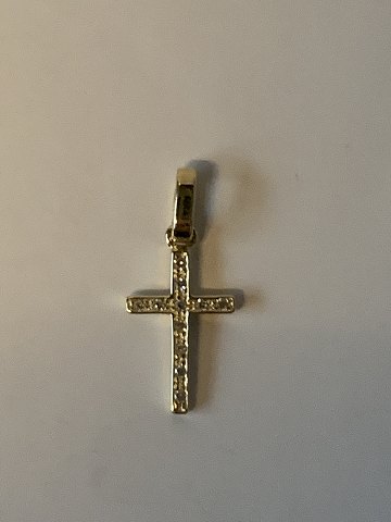 Cross Pendant 14 carat Gold
Stamped 585
Height 22.19 mm approx
Width 9.77 mm