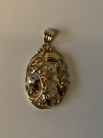 Pendant 14 carat Gold
Stamped 585 TSL
Height 41.08 mm approx
Width 21.57 mm