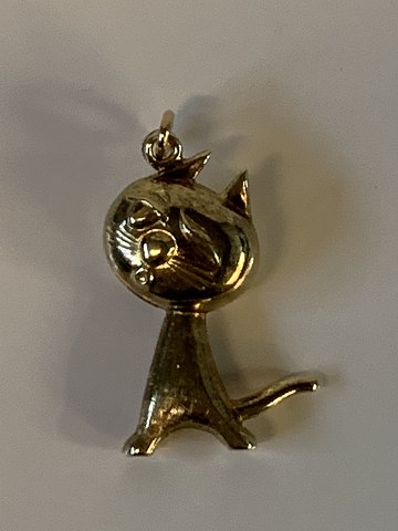 Cat Pendant/charms 14 carat gold
Stamped 585
Height 29.39 mm