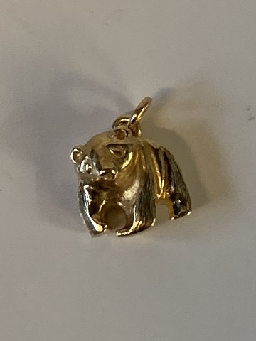 Bjørn Vedhæng/charms 14 karat guld
Stemplet 585
Højde 17,87 mm ca