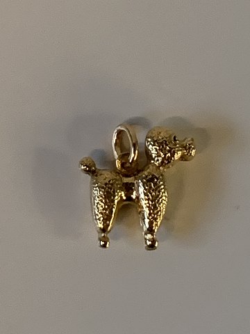 Hund Vedhæng/charms 14 karat guld
Stemplet 585
Højde 22,91 mm ca
