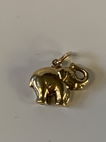Elefant Vedhæng/charms 14 karat guld
Stemplet 585
Højde 11,97 mm ca