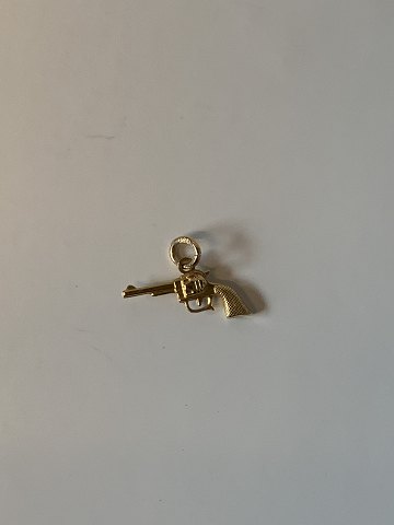 Pistol Pendant/Charms in 14 carat gold
Stamped 585
Height 12.66 mm