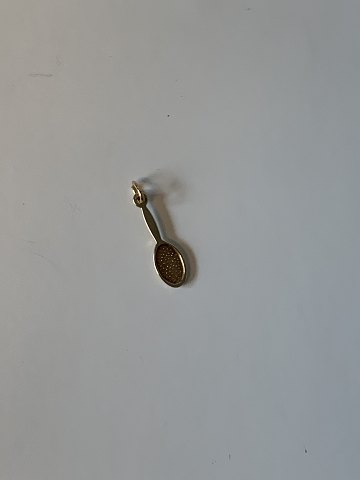 Hand mirror Pendant/Charms in 14 carat gold
Stamped 585
Height 19.94 mm
