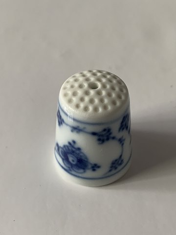 Thimble painted blue / mussel painted
Height 2.6 cm