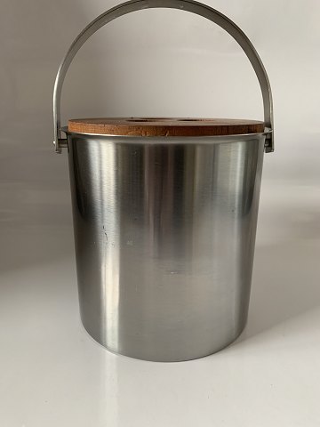 Stainless steel, Ice bucket, Stelton, Arne Jacobsen