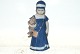 Royal Copenhagen figurine, Else with bag and teddy bear