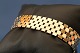 Gold bracelet in 14 carat gold, 5 Rows Kuppe / Bicelle, stamped G.Br. 585
