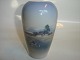 Lyngby Vase, With Danish cottage