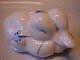 RC Blue Fluted plain, Tableware ornaments in the shape of duck pair