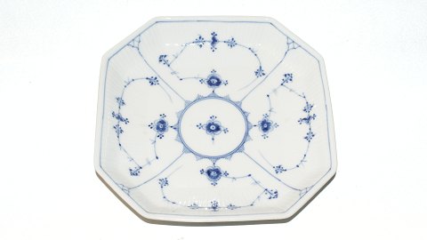 RC, Blue Fluted Plain, Square Plate, Semi dish