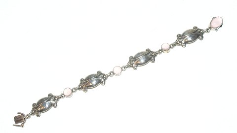 Georg Jensen bracelet with rose quartz # 11
SOLD