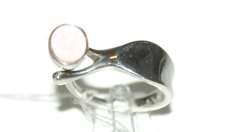 Georg Jensen Silver Ring with Rose Quartz # 152
SOLD