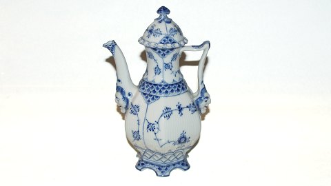 RC Blue Fluted Full Lace, Coffee Pot