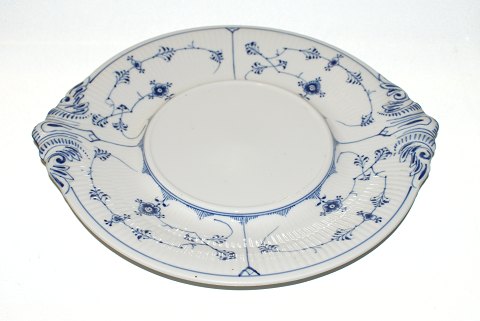 RC Blue Fluted Plain, Large round platter to tureen