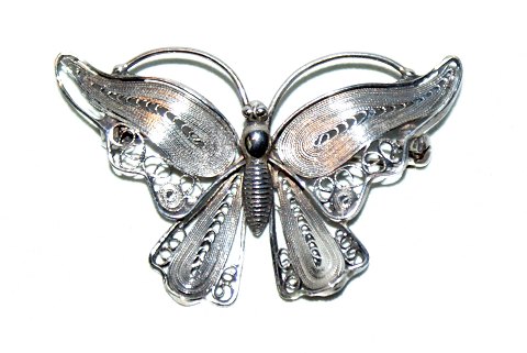 Brooche Filigree Silver