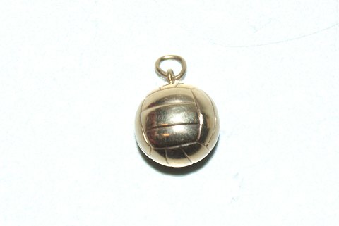 Gold Pendant Football, 18 carat