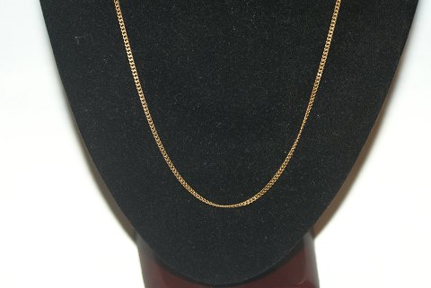 Armored faceted necklace in 14 carat gold