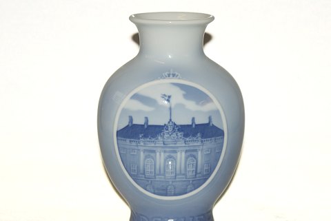 Holmegaard vase rød