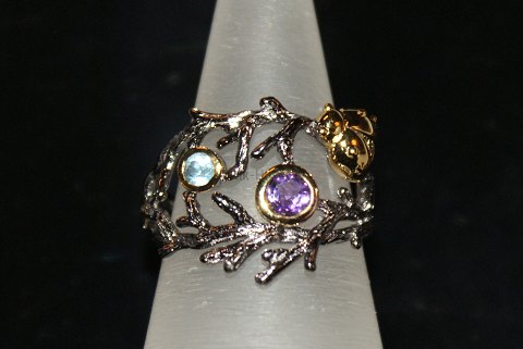 Designers ring 265Blue Topaz, AmethystSize 58