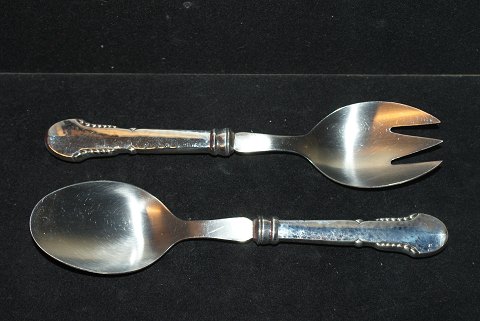 Salad cutlery Set Fredensborg Silver
Length 17.5 cm.