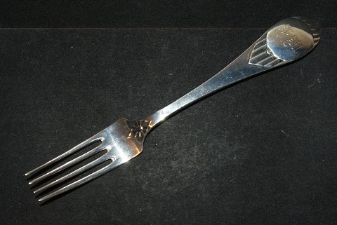 Dinner Fork 4 Fork, Træske  
(wooden spoon) Silver
Cohr Silver
Length 21 cm.