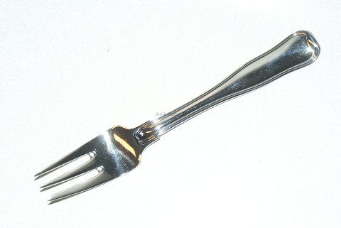 Kagegaffel Dobbeltriflet  Georg Jensen Sterlingsølv
Længde 14,5 cm.