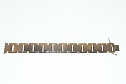 Block 3 Rk spliced Bracelet in 14 carat