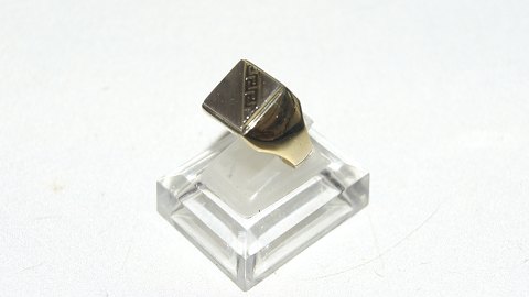 Elegant Herre ring med onyx 14 karat guld