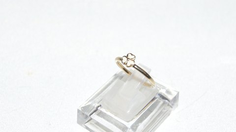 Elegant lady ring in 8 carat gold