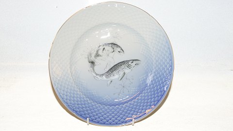 Bing & Grondahl Seagull frame with gold edge, Fishing plates with fishing motifs 
no. 2 Salmon
SOLD